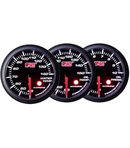 Amazon.co.jp: オートゲージ AUTOGAUGE ブースト計 油圧計 油温計 3点