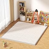 GruFini プレイマット 赤ちゃん 折りたたみ 200×180×2cm 厚手 安全検査済み ベビーマット 防水 防音 ベビープレイマット 滑り止め おしゃれ ベビー 出産祝い 一枚入り (200×180×2cm, ひし形)