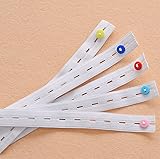 Lautechco 10個入りゴムバンドおむつバックルおむつ母親の幼児の赤ん坊のベルトは、ベルトバックルおむつ弾性パンツを修正します