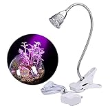 BEMOTION　植物成長ライトLED　7W 室内用 プラントライト水耕栽培ランプ スタンドタイプ フレキシブルアーム 低消費電力省エネ　水耕栽培 家庭菜園 植物育成 (１頭の普通版)