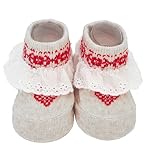 （イーザッカマニアストアーズ）e-zakkamania stores ベビーソックス［コットンレース］ 7-10cm レッド
