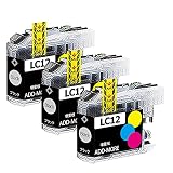 ブラザー用 LC12 LC12BK互換インク ブラック 3個セット LC12-4PK 対応機種:MFC-J6910CDW / MFC-J6710CDW / MFC-J6510DW / MFC-J5910CDW / MFC-J960DN / MFC-J960DWN / MFC-J955DN / MFC-J955DWN / MFC-J860DNなど