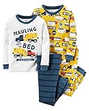 Carter's Boys 4-Piece Snug Fit Cotton PJs (Hauling Bed) (2T) [並行輸入品]