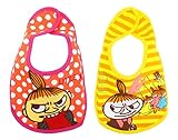 ムーミン ベビービブ[スタイ] リトルミイ ２種セット（ドット・ボーダー） 女の子 よだれかけ
