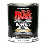 True Value XO20-QT Brown Premium X-O Rust Interior/Exterior Gloss Anti Rust Enamel 1 Quart [並行輸入品]