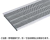ハイロジック 細目ノンスリップ溝蓋グレーチング内幅110×長さ995×高さ19mm OKUX-P3 12-19