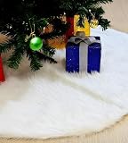DINETTE クリスマスツリー スカート 円形 丸型 敷き物 マジックテープ式 スタンド カバー シート イルミネーション 飾り Xmas デコレーション 装飾品 雪の結晶柄 (ゴールド)