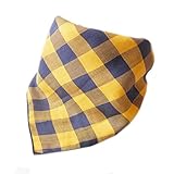 ベビー　赤ちゃん　綿100％　よだれかけ　キッズ　女の子　男の子　イエロー+ブルー