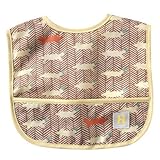 Hoppetta ホッペッタ Hop!(オップ) お食事エプロン ミニミニ ブラウン