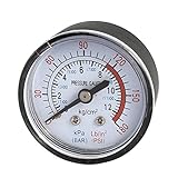 空気圧縮機の1/2 BSPおねじ0-180PSI 0?12キロ/ cm 2の圧力計