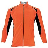 秋冬物 AITOZ アイトス  フリース裏アルミフルZIPジャケット AZ-10330 063オレンジ×ブラック L