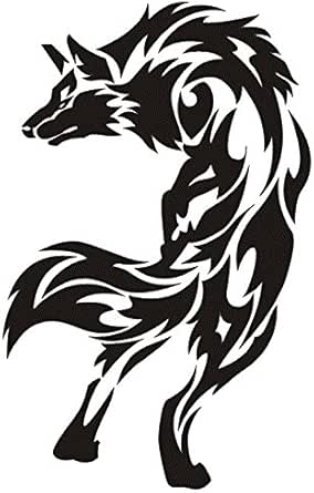 Amazon Co Jp Set Of 2 Wild Wolf Wolf Motif Sticker Bike Car Decals Automotive