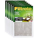 Filtrete Clean Living Dust Reduction, MPR 600, 16-Inch x 25-Inch x 1-Inch, 6-pack [並行輸入品]