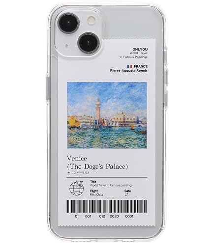 Amazon.co.jp: ONLYOU iPhone 16 用 ケース 韓国 TPU PC 絵画 名画