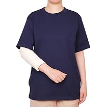 新品未着用　Drawer ネイビー 半袖Tシャツ リニューアルモデル】SUVIN PLATINUM テーラードTシャツ（襟