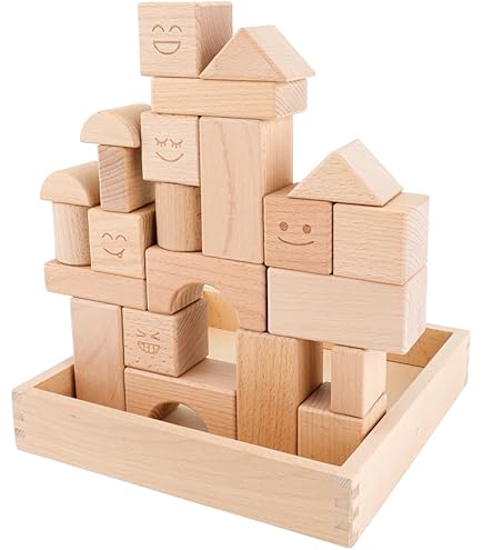Amazon | 【日本製木のおもちゃ】コルク積木k38 | 積み木 | おもちゃ