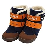 ダブルＢ(mikihouse) ボアつきベビーウインターブーツ(63-9301-972) 14ｃｍ 紺