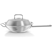 Fissler 24cm プロ仕様 ステンレス製フライパン 蓋付き！ Fissler 24cm プロ仕様 ステンレス製フライパン 蓋付き