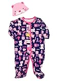 Taggies Baby Girl 's Kitty Sleep N Play Footieと帽子セットby Taggies カラー: ブルー