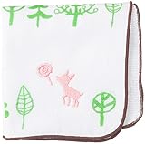 やわらぎ タオルハンカチ 今治産 ウルソン モリ ハンドタオル ビシェット こじか 25×25cm