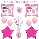 It 's A GirlベビーシャワーElephant Balloons Decoration Suppliesセット