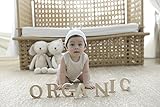 [有機ショップ] 100 % Organic Cotton Baby Onesieボディスーツ[ Star /ノースリーブ/ ( 6 – 12 M ) ]