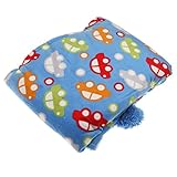 【ノーブランド品】新生児　赤ちゃん　フリース　二層　睡眠　ラップ　毛布　ブランケット　おくるみ　暖かい　ソフト