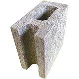 佐々木ブロック コンクリートブロック 10cm半隅型 (2個入)C種