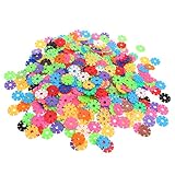 MagiDeal 500枚入りインテリジェンススノーフレークレンガDIYブロック子供Preschool Building Toys