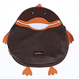 Domybest おもちゃ収納袋 　お風呂収納袋　ダック 鴨 メッシュバッグ 掛け式　キッズ 子供 おもちゃ入れ 収納ポケット 片付けネット　吸盤式 多用途 学習収納　子供部屋収納