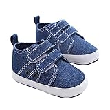 Itaar Baby Boy Sneakers Denim Prewalker Shoes Strap Closure Soft Rubber Sole by Itaar
