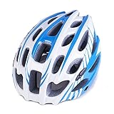 自転車ヘルメット　大人用/ジュニア　アンチショツク　高剛性　軽量　サイクルヘルメット　通気性良い　アジャスター付　調整可能　ロードバイク 　オールシーズン　スポーツ＆アウトドア　54～62CM