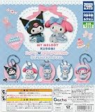 マイメロディ・クロミ スイート♡ロリータマスコット みずいろロリータver. [全5種セット フルコンプ] ガチャガチャ カプセルトイ
