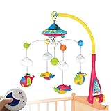 kishiya　ベビーベッドモバイル　ベッドメリー 　 音楽回転 オルゴールメリー 赤ちゃん　知育玩具　幼児用寝具