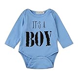 (プタス)Putars ベビー服 子供服 ロンパース 男の子 長袖 ITS A BOY 可愛い 秋 冬 新生児 歩行服 出産お祝い 記念日 プレゼント 0-18ヶ月