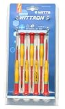 WITTE 89377 7-Piece Wittron 1000V Insulated Precision Slotted/Phillips Screwdriver Set by WITTE