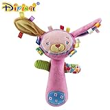 aipinqi新生児赤ちゃん手スティックSoothing Toys Appeasing動物シャムPlush Puppets BBロッドHandbell Rattleおもちゃ