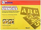 Brass Stencil Letter & Number Sets - 6 45 Piece Letter & Numbers by C.H. Hanson