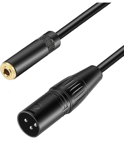 Amazon.co.jp: tisino 3.5mm - XLRバランスケーブルアダプター