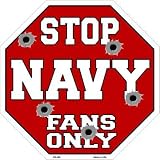 スマートブロンドNavyファンのみメタルノベルティOctagon Stop Sign bs-349