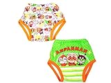 アンパンマン シール付3層2枚組トレパン イエロー◇90cm