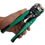 Beho-Proskit 8PK-371D多機能自動ワイヤーストリッパー圧着プライヤーワイヤーカッターAWG 10-24ゲージ
