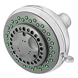 AKDY 4 "バスルームラウンド3-functionマッサージクローム仕上げ携帯ハンドシャワーヘッド