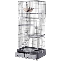 Amazon | BTM 猫ケージ キャットケージ 3段 トイレ付キ