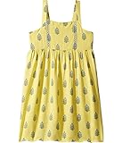 O'NEILL(オニール) ガールズドレス・ワンピース Ivy Woven Tank Dress (Toddler/Little Kids) Yellow Cream 4 身長: 99-105cm [
