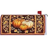 Fall Pumpkins 1702MM Magnetic Mailbox Cover Wrap [並行輸入品]