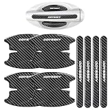 オデッセイ 専用 ドアハンドルプロテクター オデッセイ Odyssey RC系 RC1/RC2/RC4/RC5型 対応 8枚セット カーボン柄 キズ防止 塗装保護 傷隠し 耐摩耗 防水 耐高温 取り付け簡単 車外装 アクセサリー (ODYSSEY)
