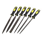 170ミリメートルx 5mmのテーパートライアングル研削工具ニードルセット6個のファイル