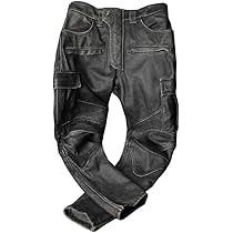 トレードマーク W34位 レザー ライディングパンツ メンズ XXL 黒 本革 2061981447.jpg?1697600216