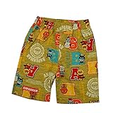 アンパンマン 総柄 スウェット ハーフパンツ ANPANMAN キッズ 男の子 fo-sa9357 100cm ベージュ